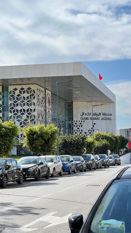 Suitouiss - Agdal 1 - Appartement A 2 Minutes De La Gare De Train Tgv Rabat Kültér fotó